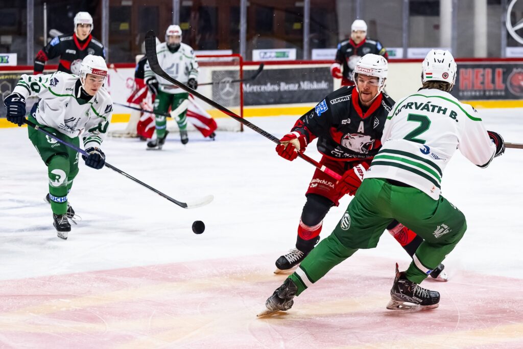 We were neck and neck with DVTK for forty minutes in Miskolc